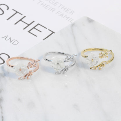 mother of pearl ring