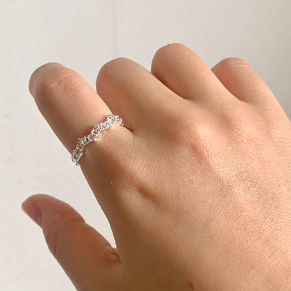925 Silver Milky Way Ring