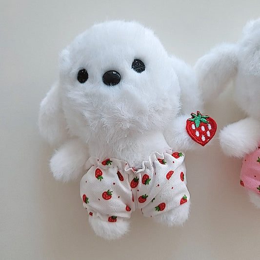 Strawberry Puppy Keyring