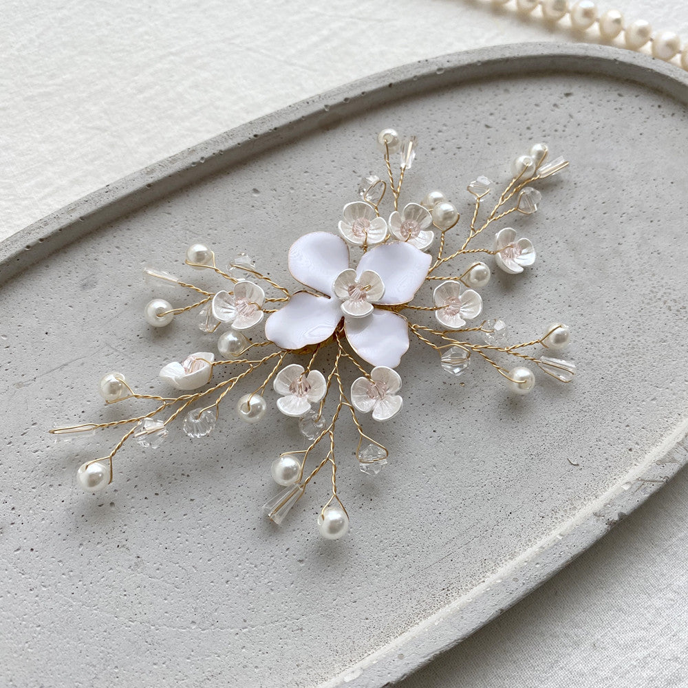 Moonlit Petals Hair Pin