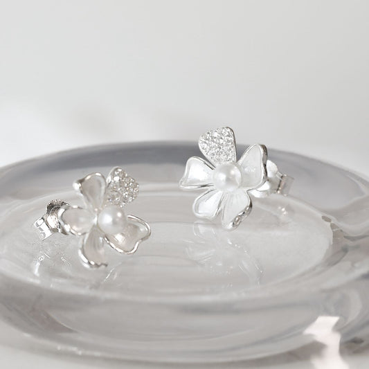925 Silver Morning Dew Earrings