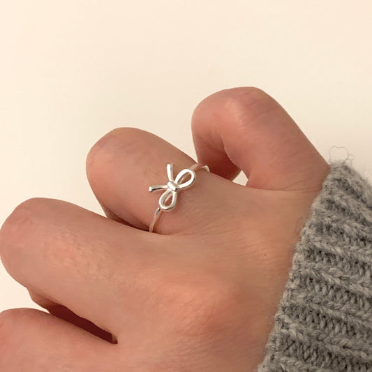 925 Silver Ribbon Ring