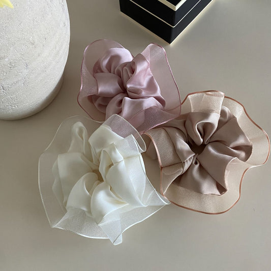 Chiffon Satin Scrunchie