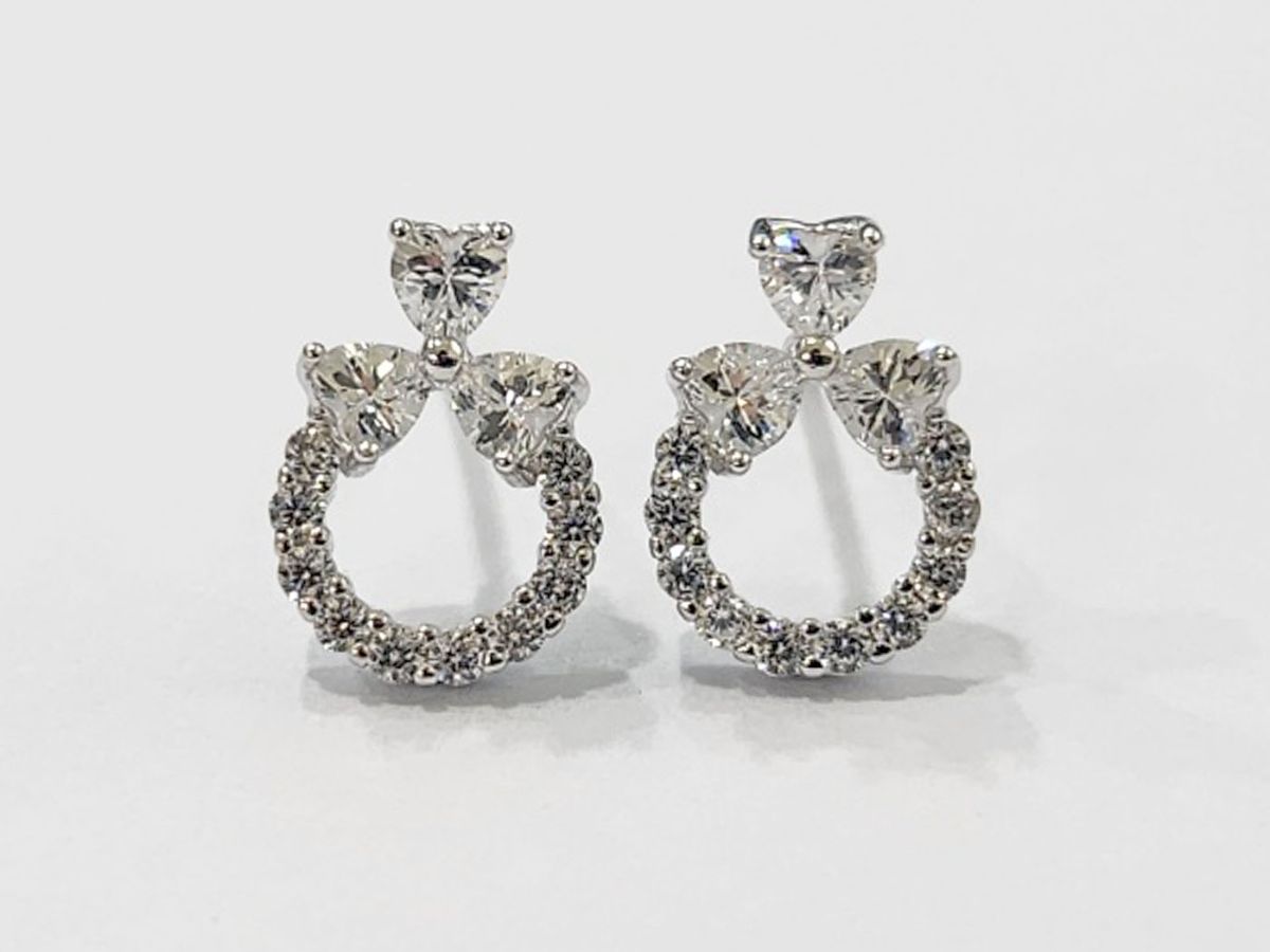 Mini Silver 925 Aurora Embrace Earrings