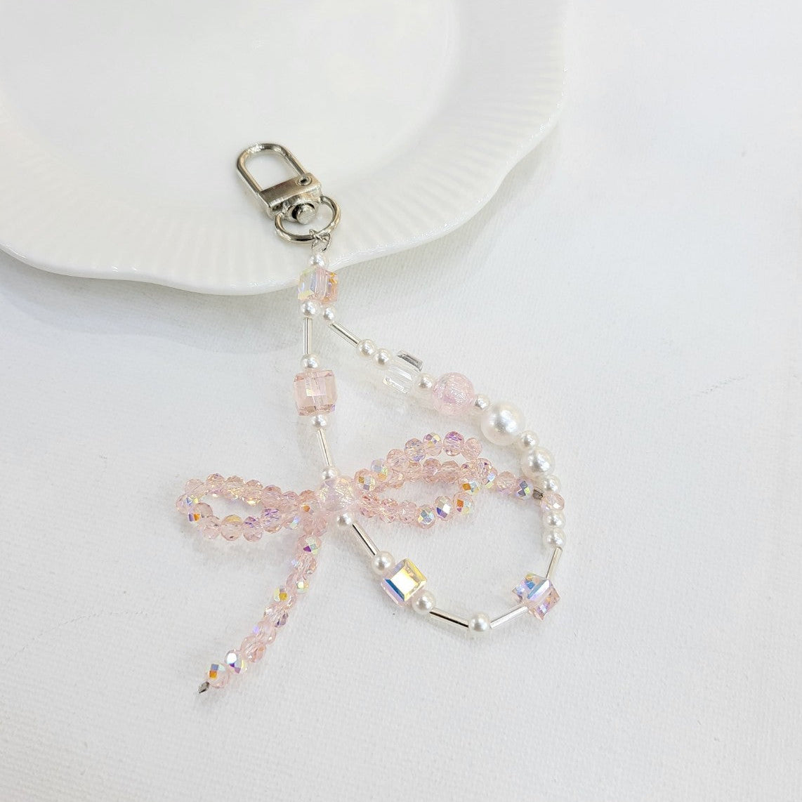 Crystal Pink Keychain / Bag charm