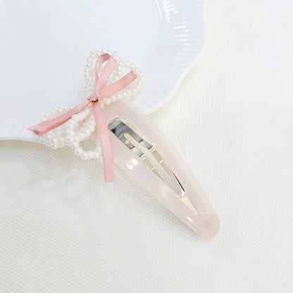 Ribbon Pearl Hairpin