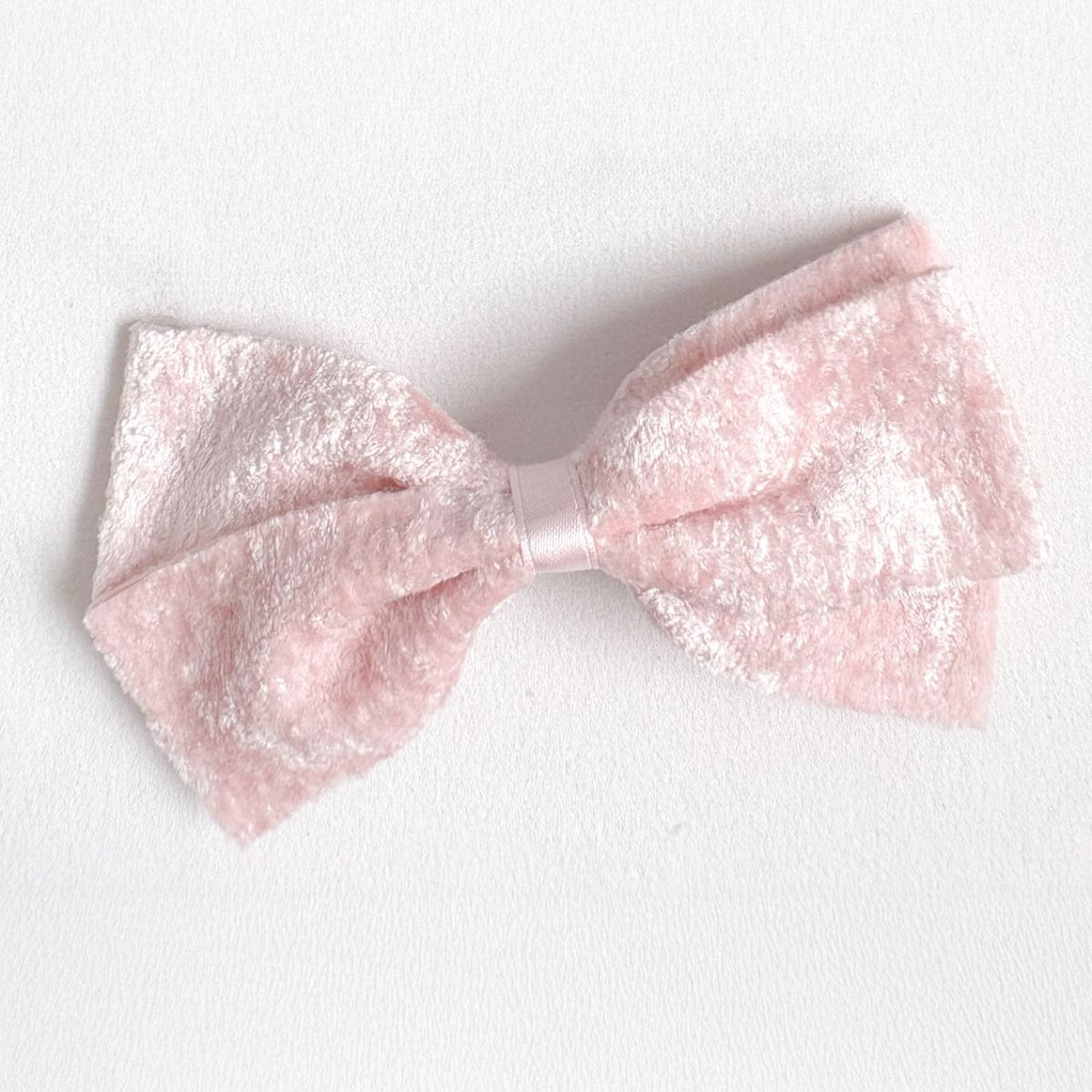 Mink Velvet Bow Hair Clip