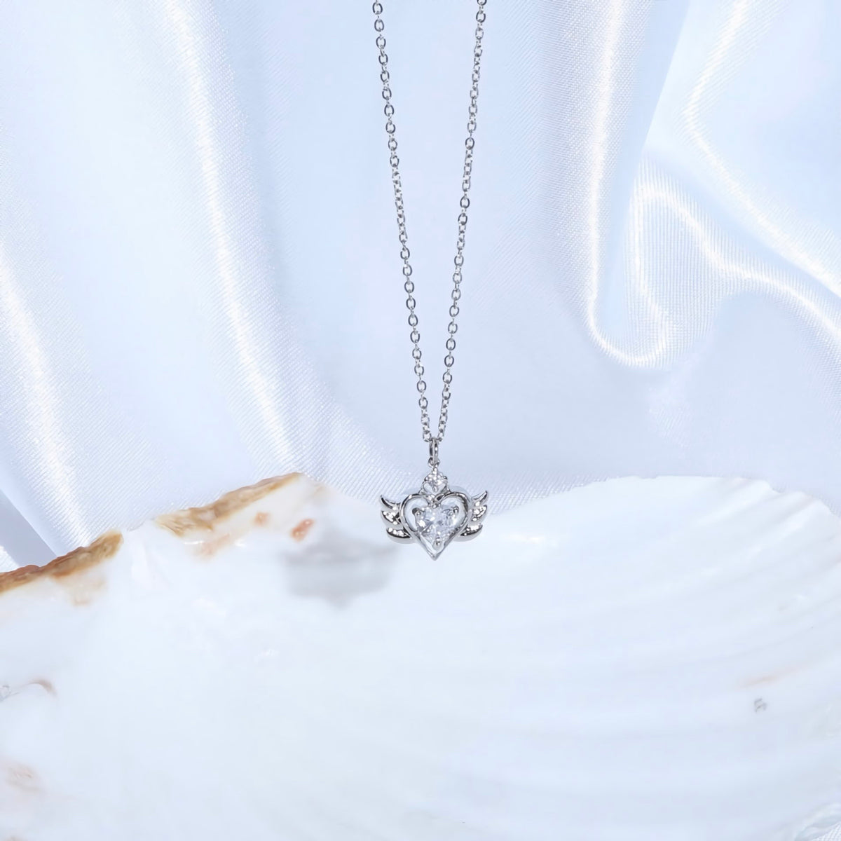 Angel Heart Spark Necklace