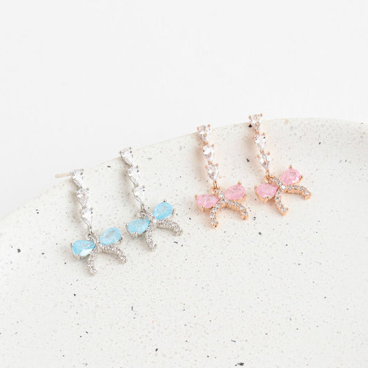 Petite Ribbon Glow Earrings