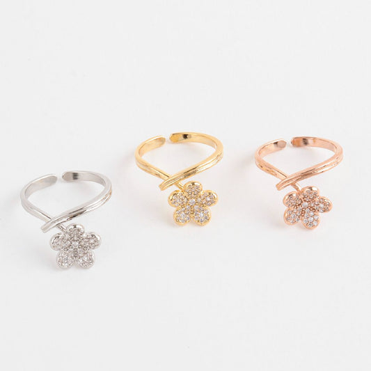 Sparkle Flower Ring