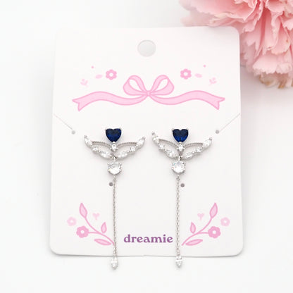 Guardian Heart Earrings - Silver