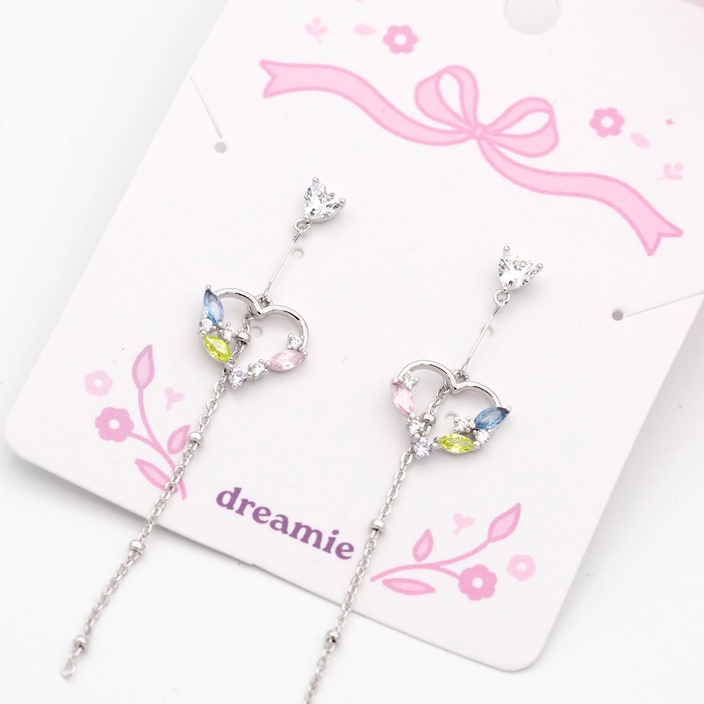 Pastel Love Drop Earrings