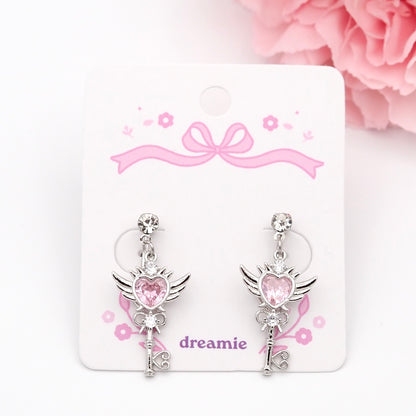 Sailor Moon Heart Earrings - Clip-on