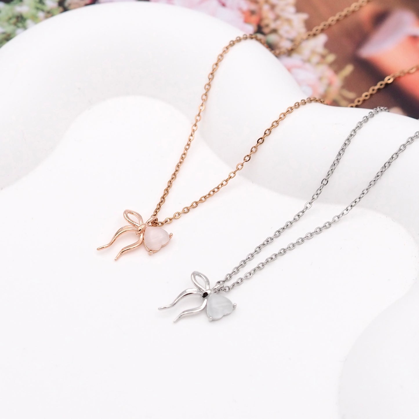 Bow Stainless Steel Necklace