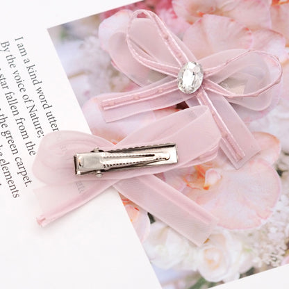 Bow Hair Pin Set - 3 colors