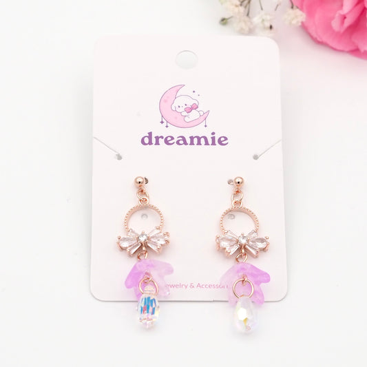 Lavender Lily Earrings