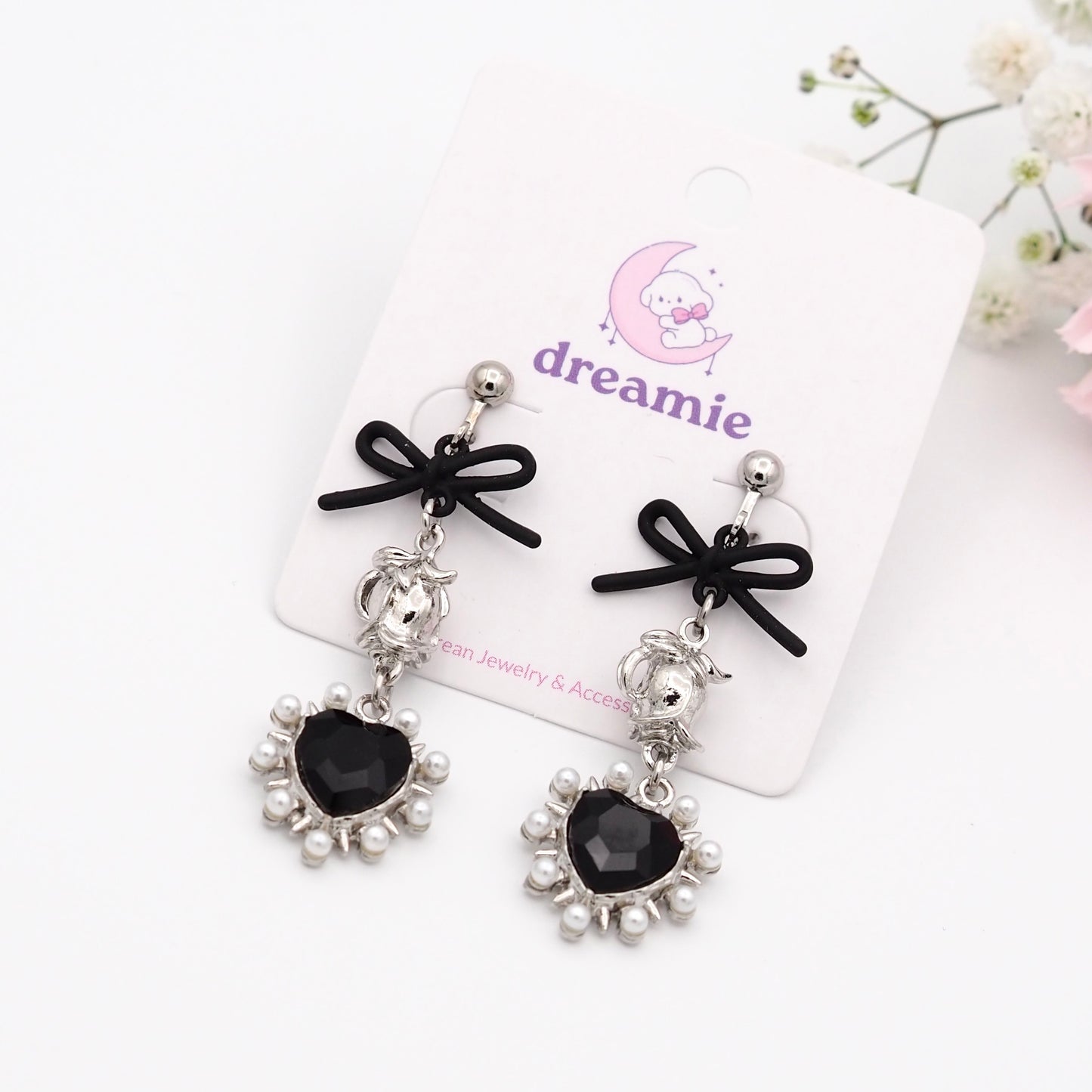 Sweet Bow Bijou Clip-on Earrings