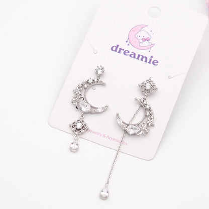 Fleur de Lune Earrings - Silver