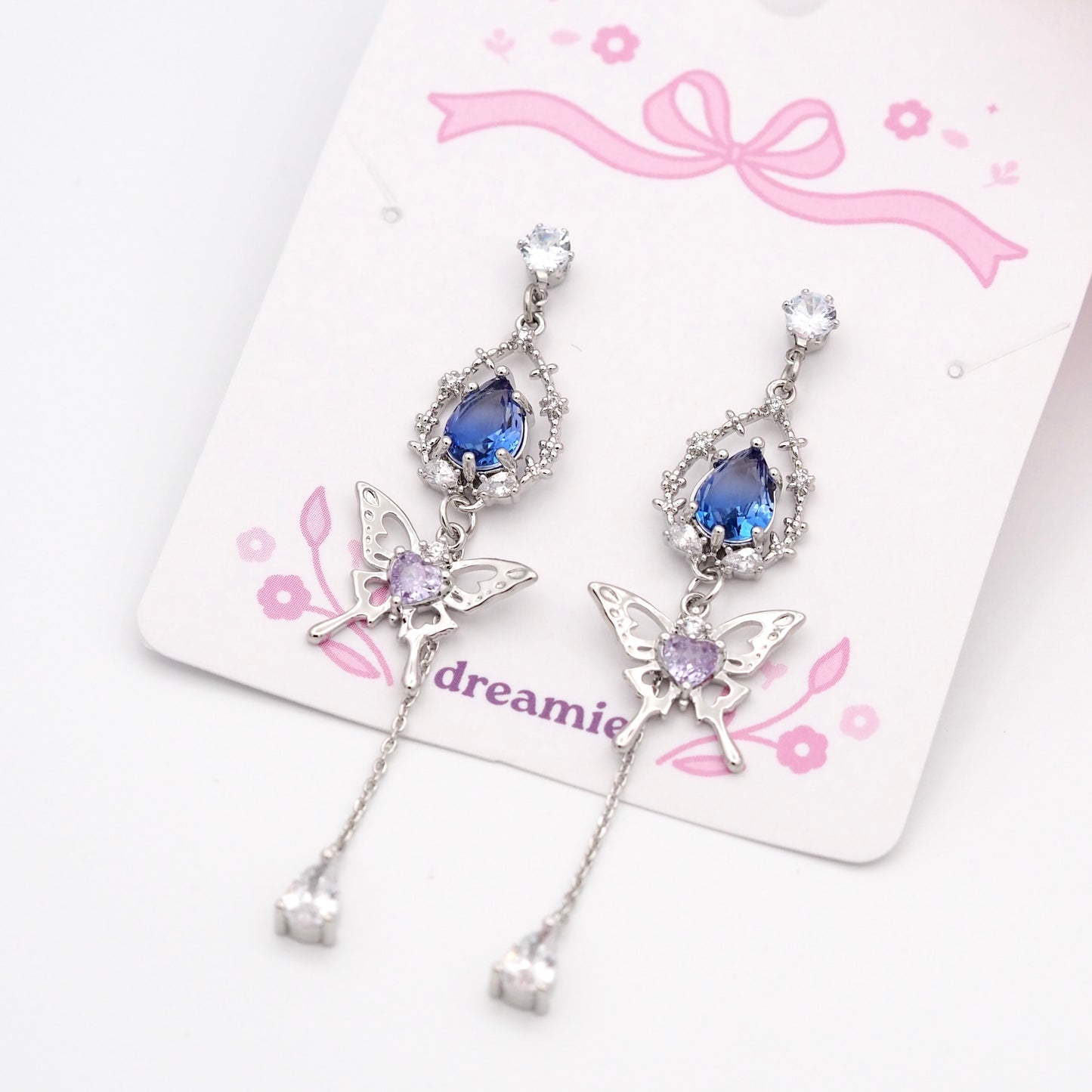 Crystal Flutter Earrings