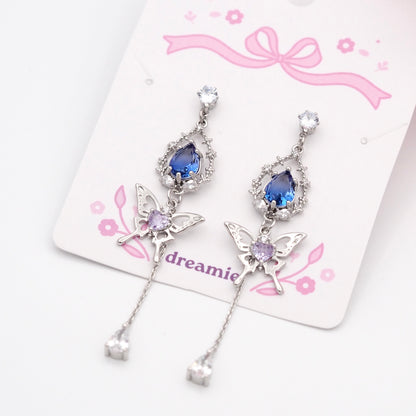 Crystal Flutter Earrings