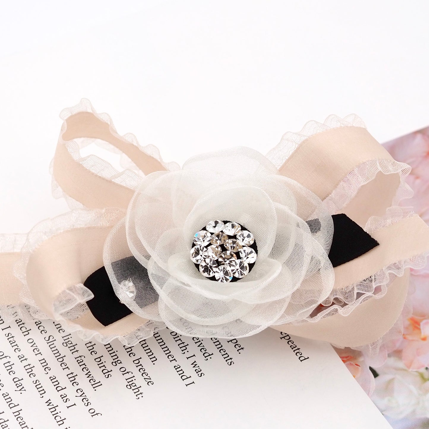Rose Lumière Hair Clip