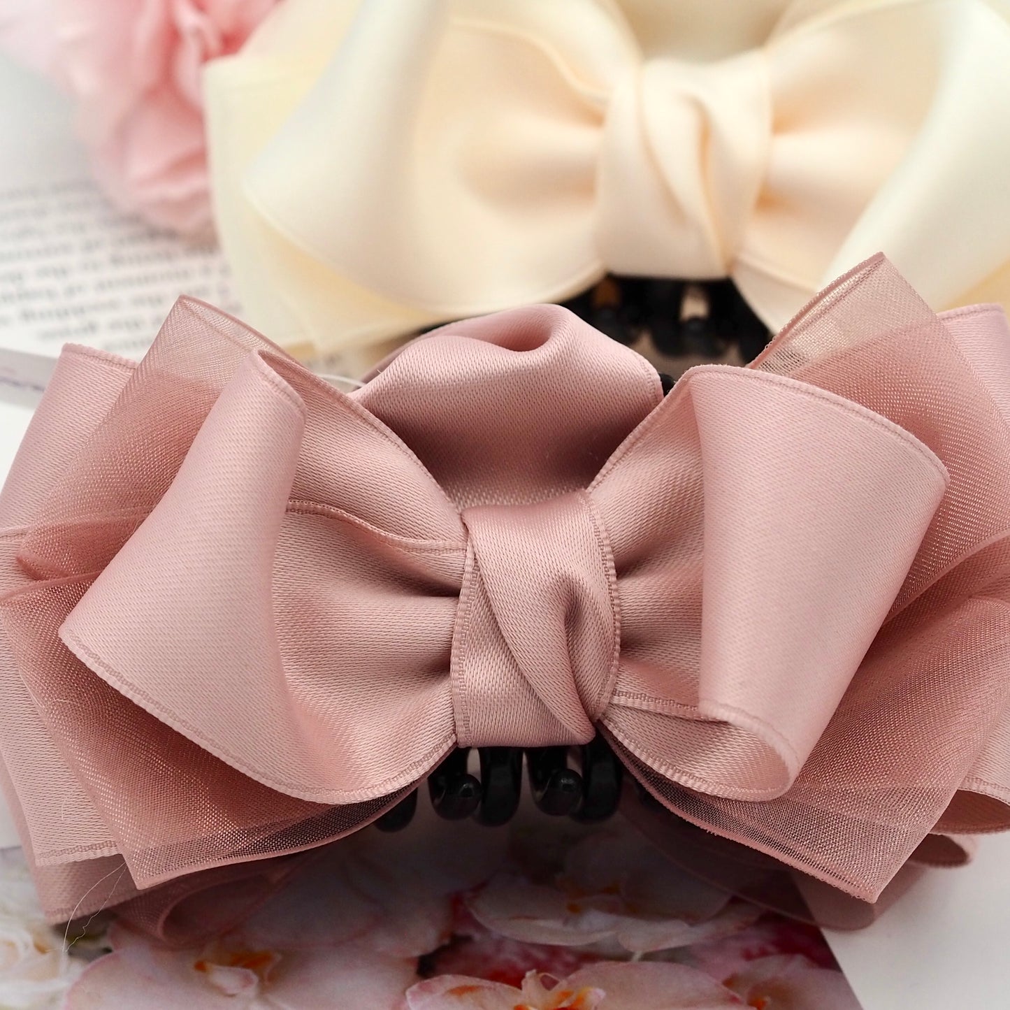 Organdy Ribbon Hair Claw