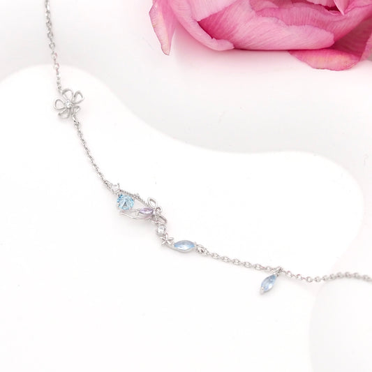 Butterfly Blooms Bracelet - Silver