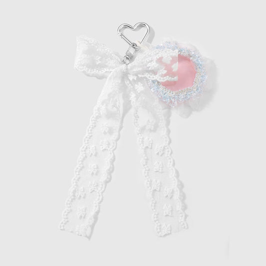 Bow Storage Box Bag Charm