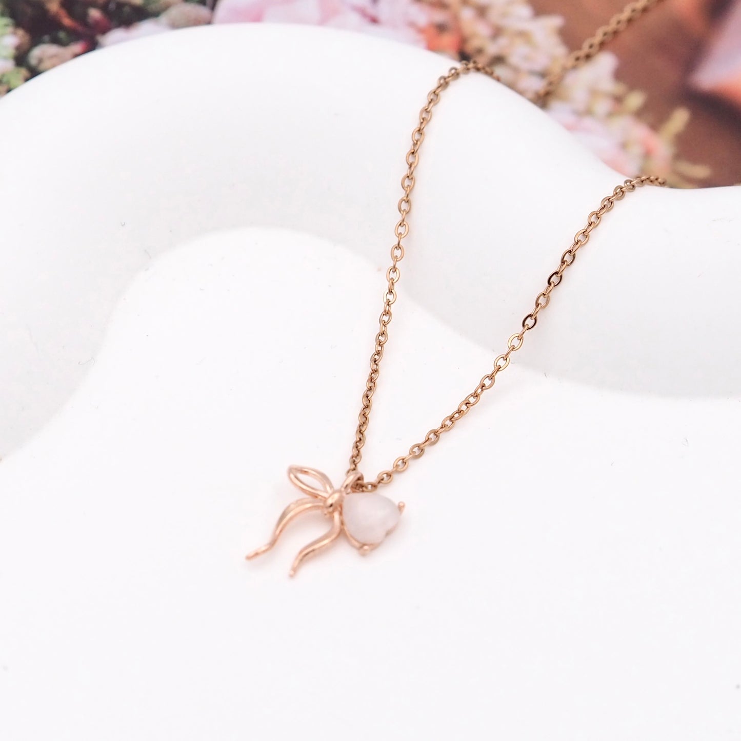 Bow Stainless Steel Necklace