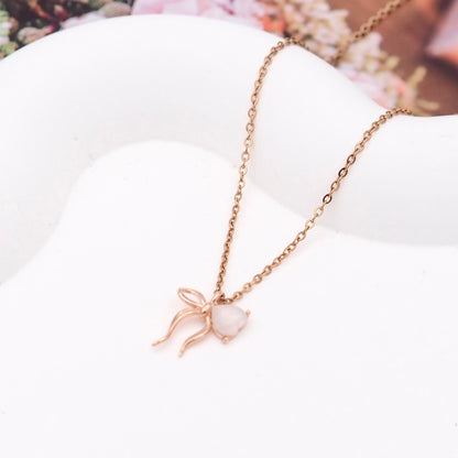 Bow Stainless Steel Necklace