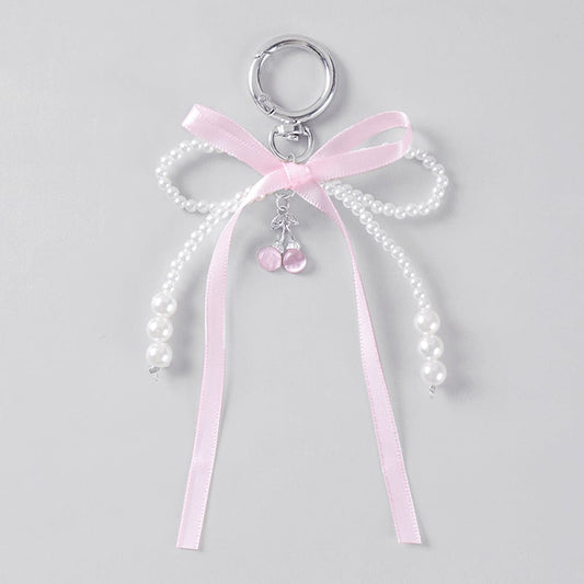 Cherry Ribbon Bag Charm