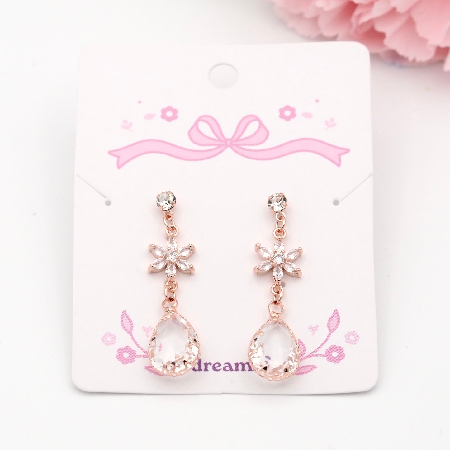 Crystal Kiss Drop Earrings