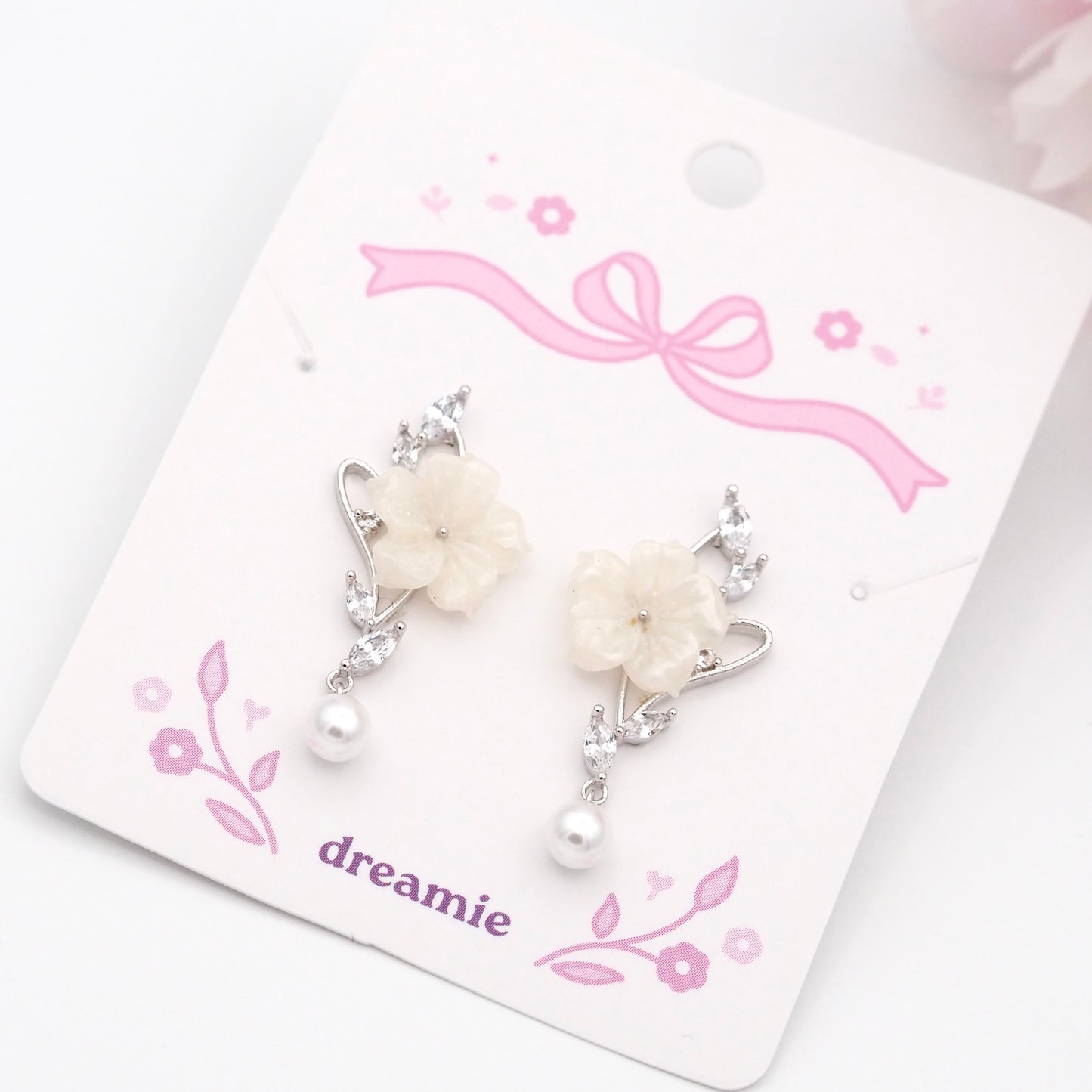 Garden of Moon Pearls Earrings