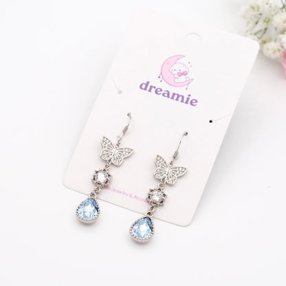 Dreamy Blue Butterfly Earrings