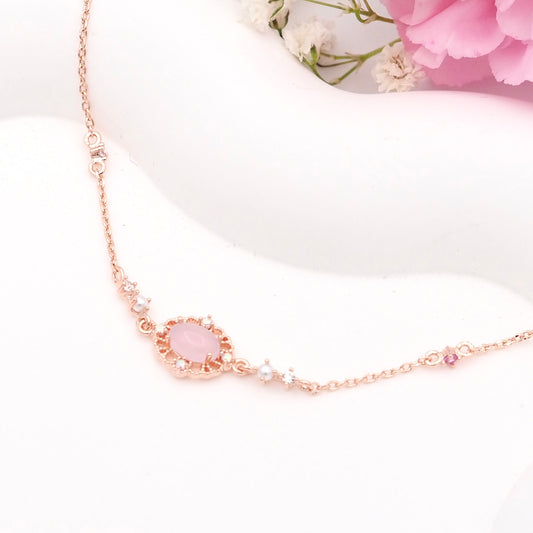 Rosy Princess Cubic Bracelet