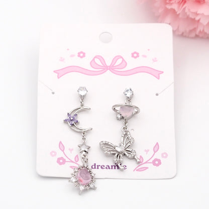 Butterfly in the Moonlight Earrings