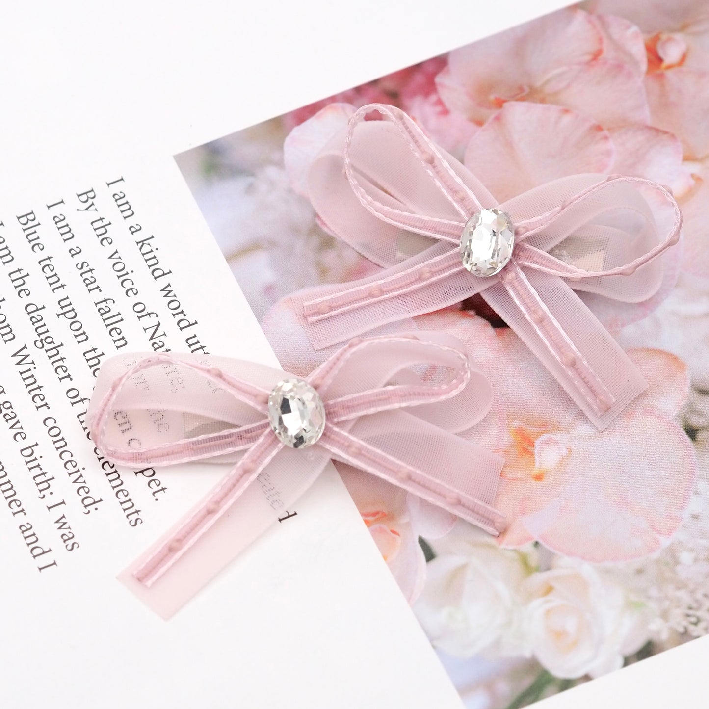 Bow Hair Pin Set - 3 colors