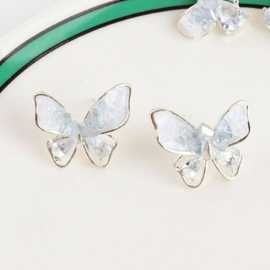 Azure Wings of Grace Earrings