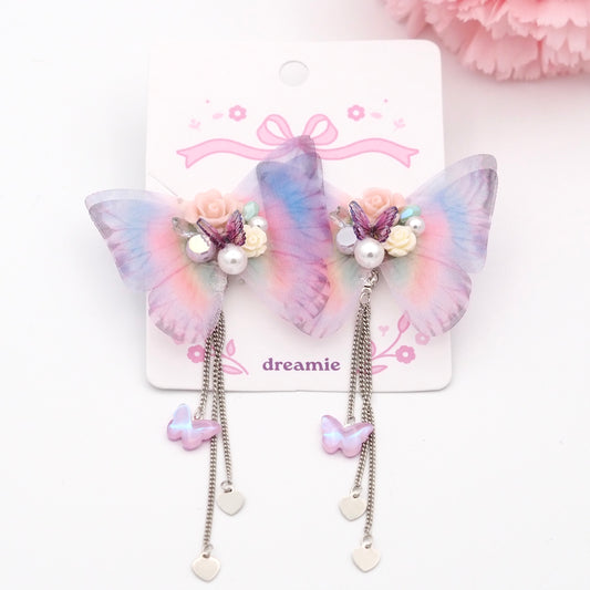 Moonveil Butterfly Earrings