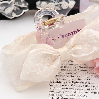 Handmade Rose Lace Hair Claw