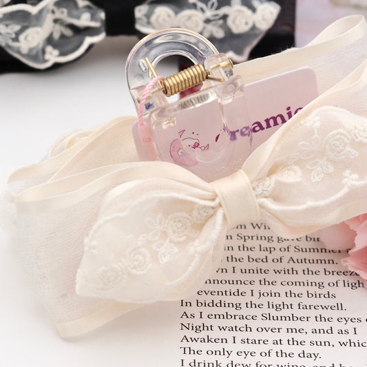 Handmade Rose Lace Hair Claw