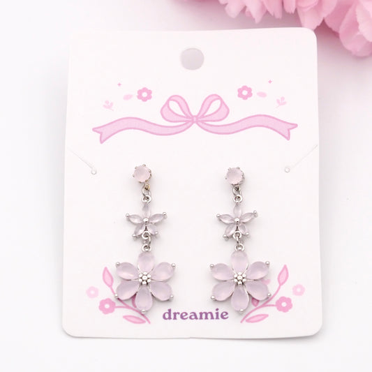 Fleur Gem Duo  Earrings
