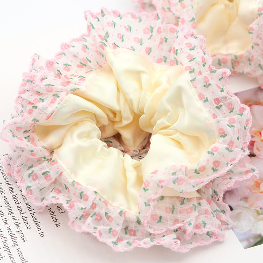 Tulip Garden Scrunchie