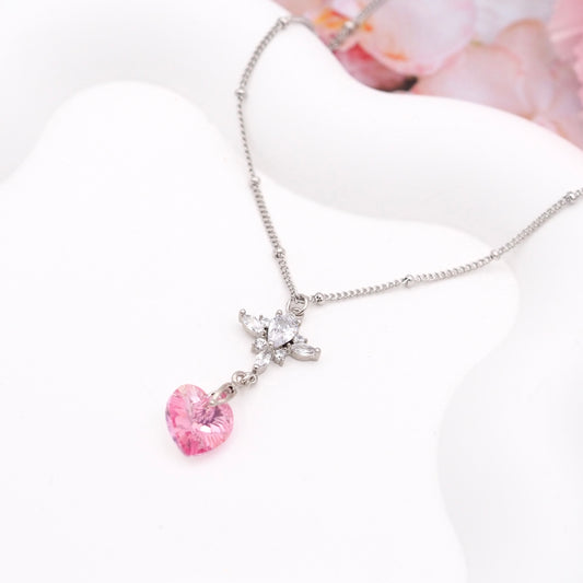 Angelic Heart Crystal Necklace
