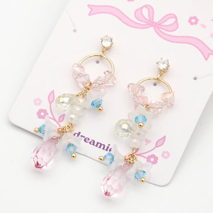 Spring Bloom Crystal Earrings
