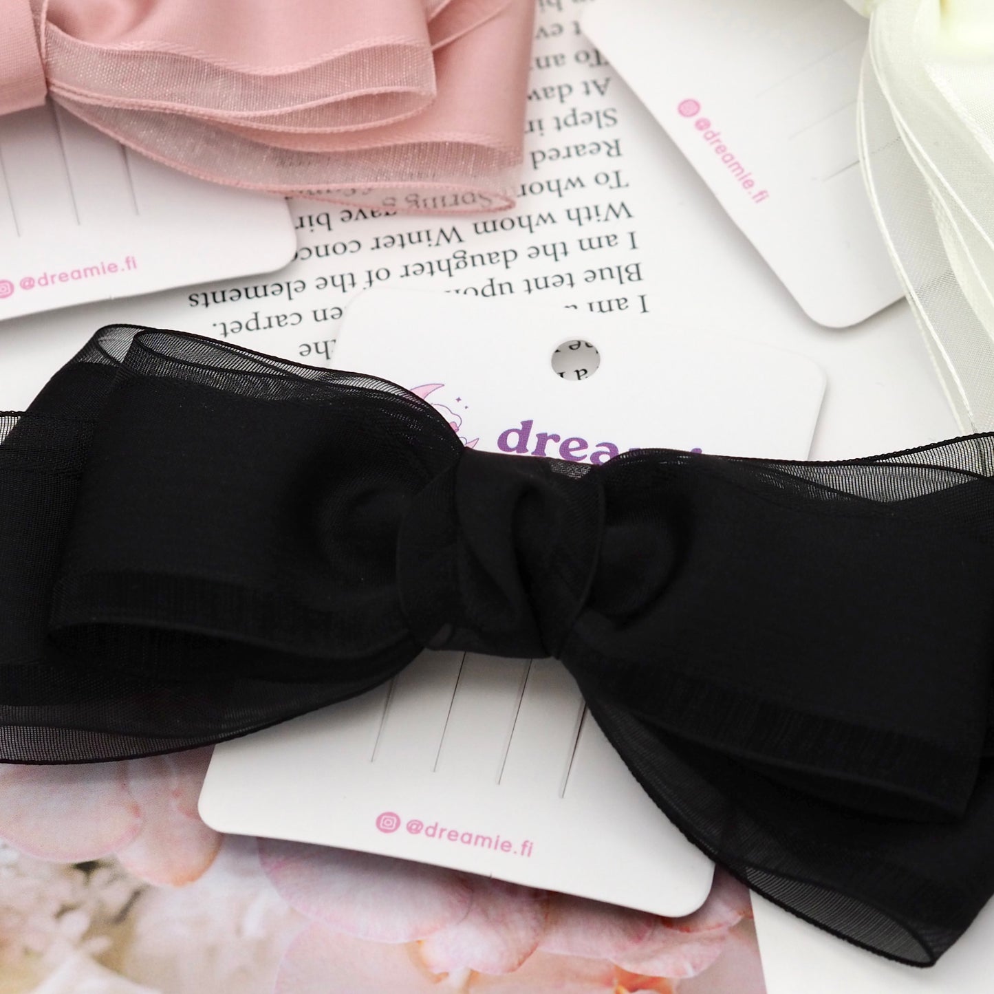 Chiffon Bow Hair Clip