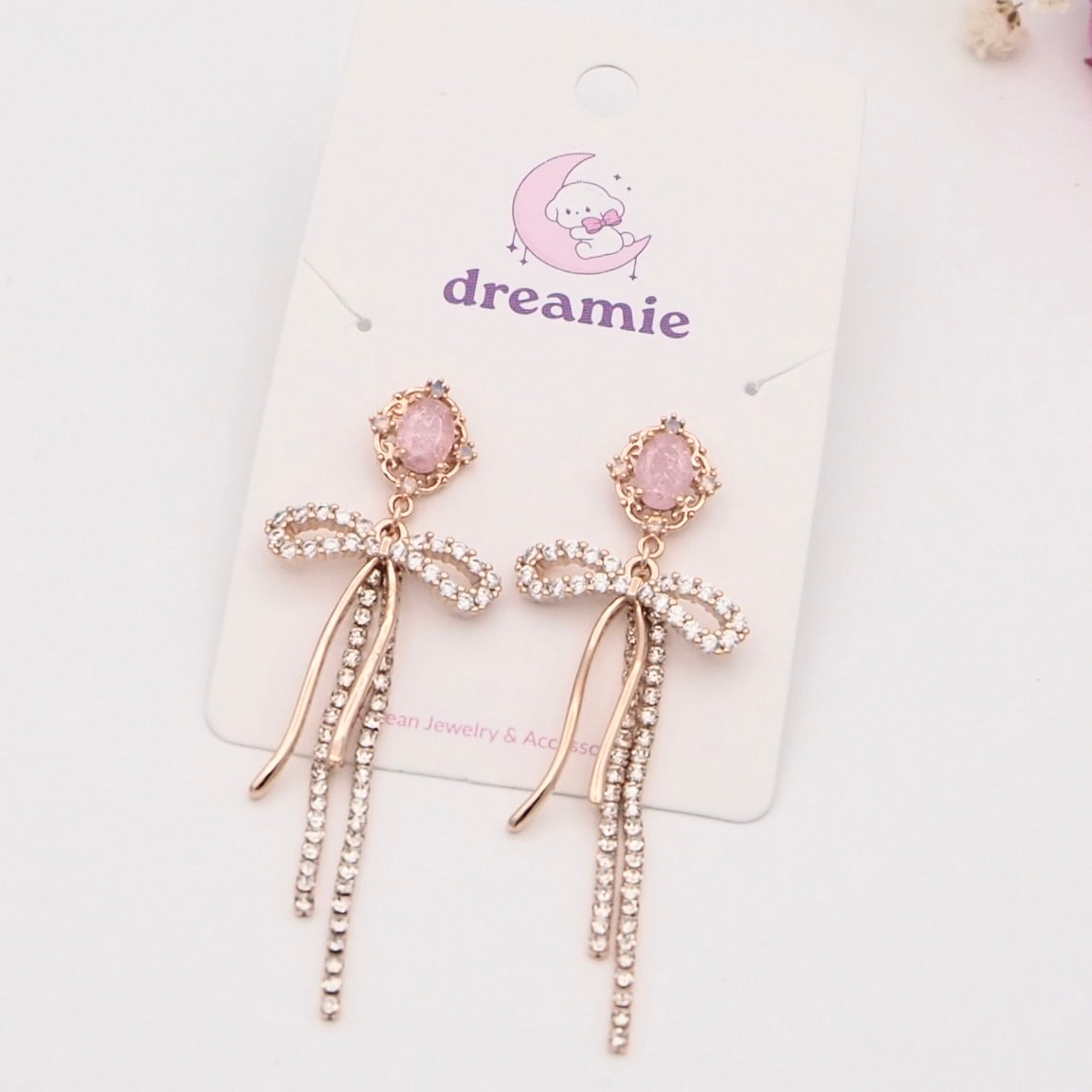 Charmed Ribbon Drop Earrings