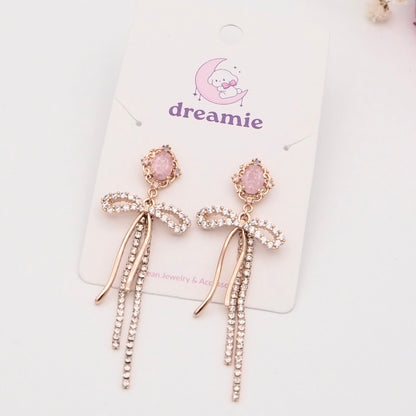 Charmed Ribbon Drop Earrings