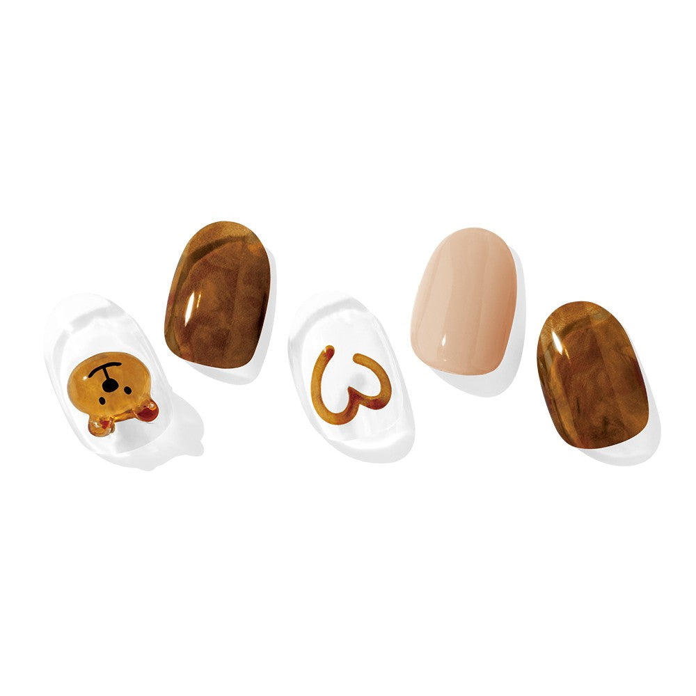 OHORA Gel Nail Strips - CARAMEL BEAR