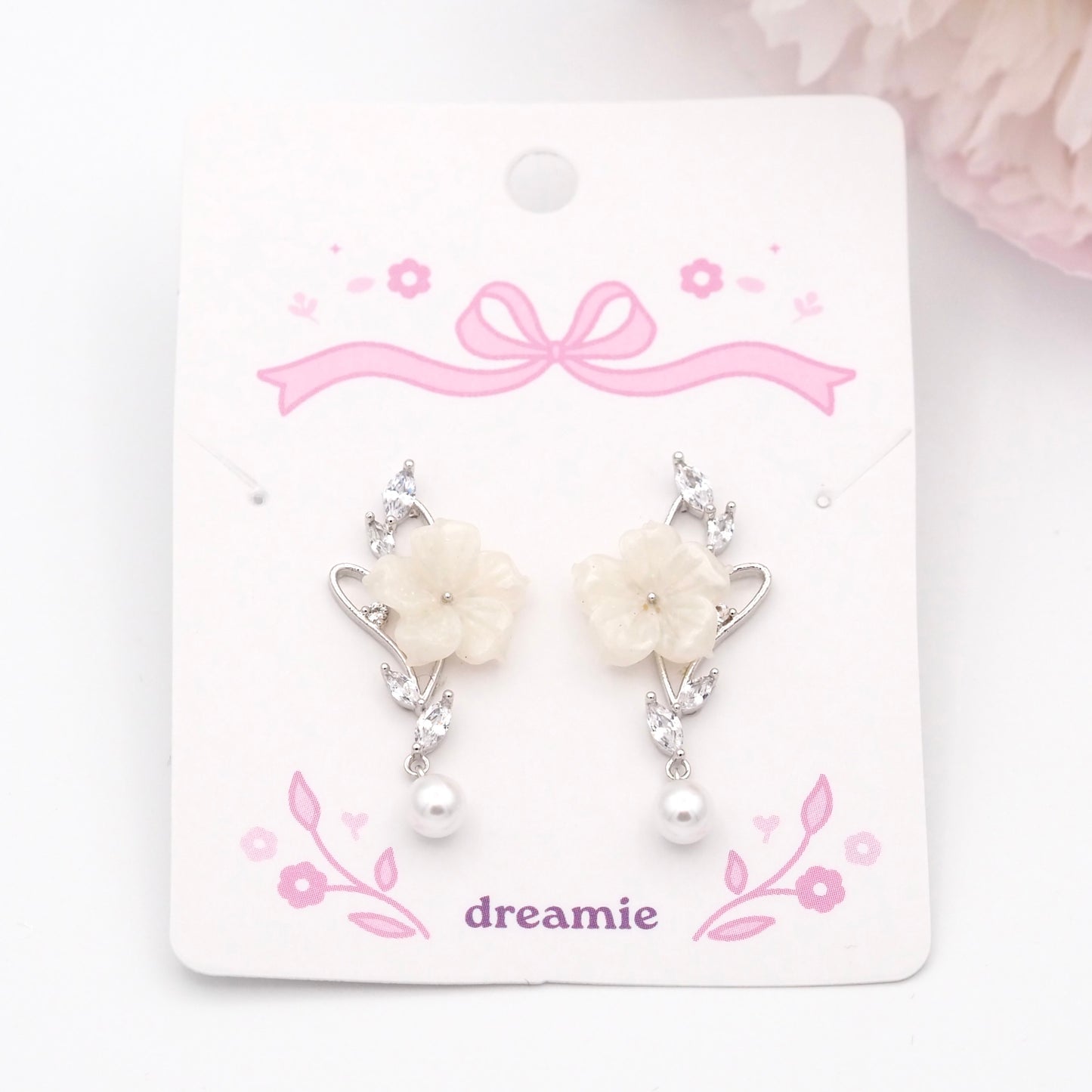Garden of Moon Pearls Earrings